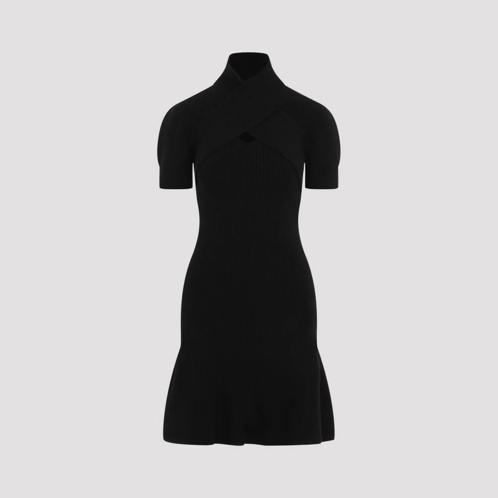 Scarf Draped Dress