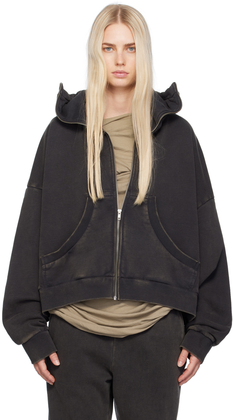 Entire Studios Black Full Zip Hoodie