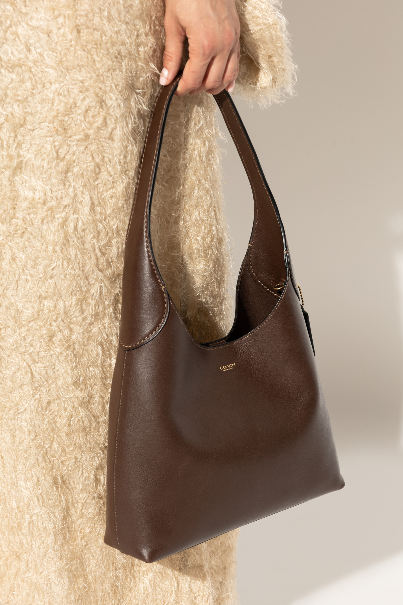 Coach Shoulder Bag Brooklyn 28, Women's, Brown