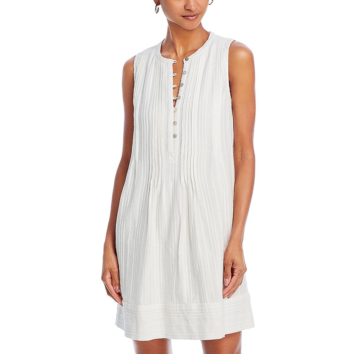 Isha Womens Pocket Organic Linen Shift Dress