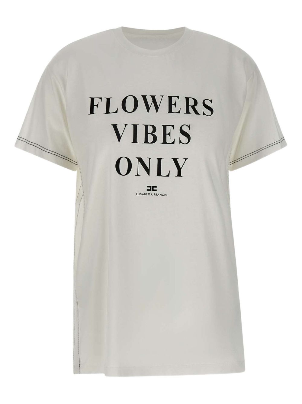 Elisabetta Franchi cotton T-shirt - White