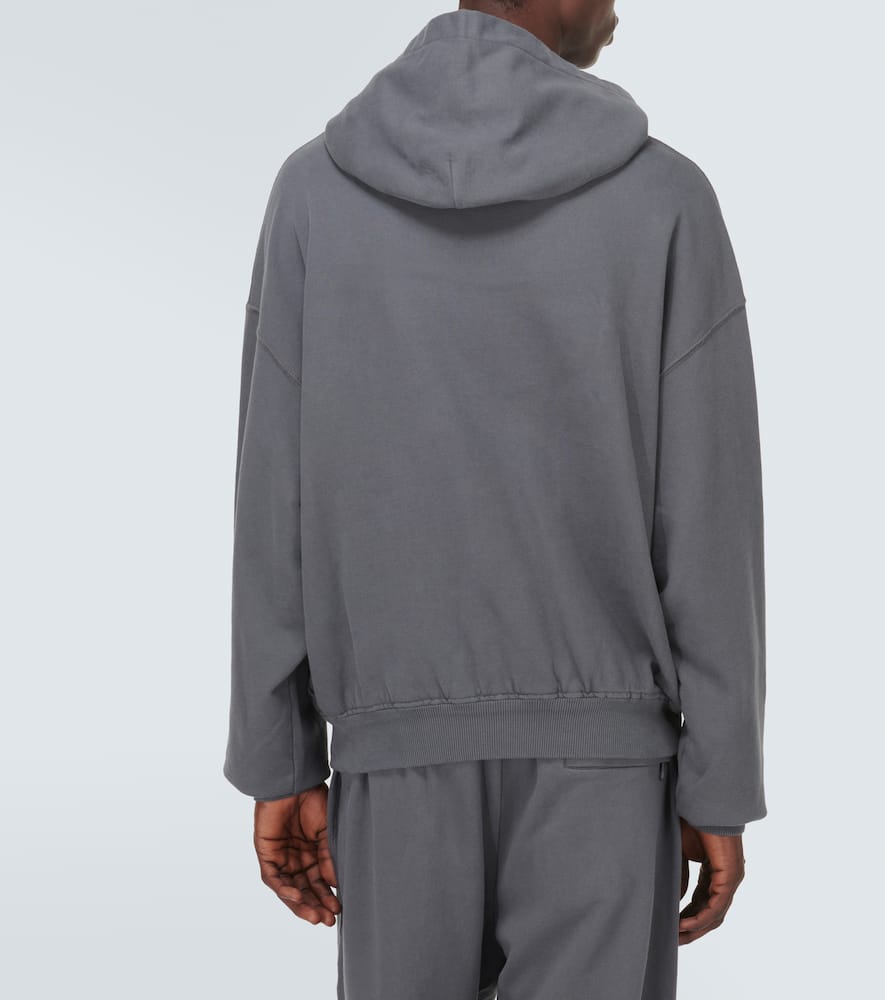 Cotton jersey hoodie