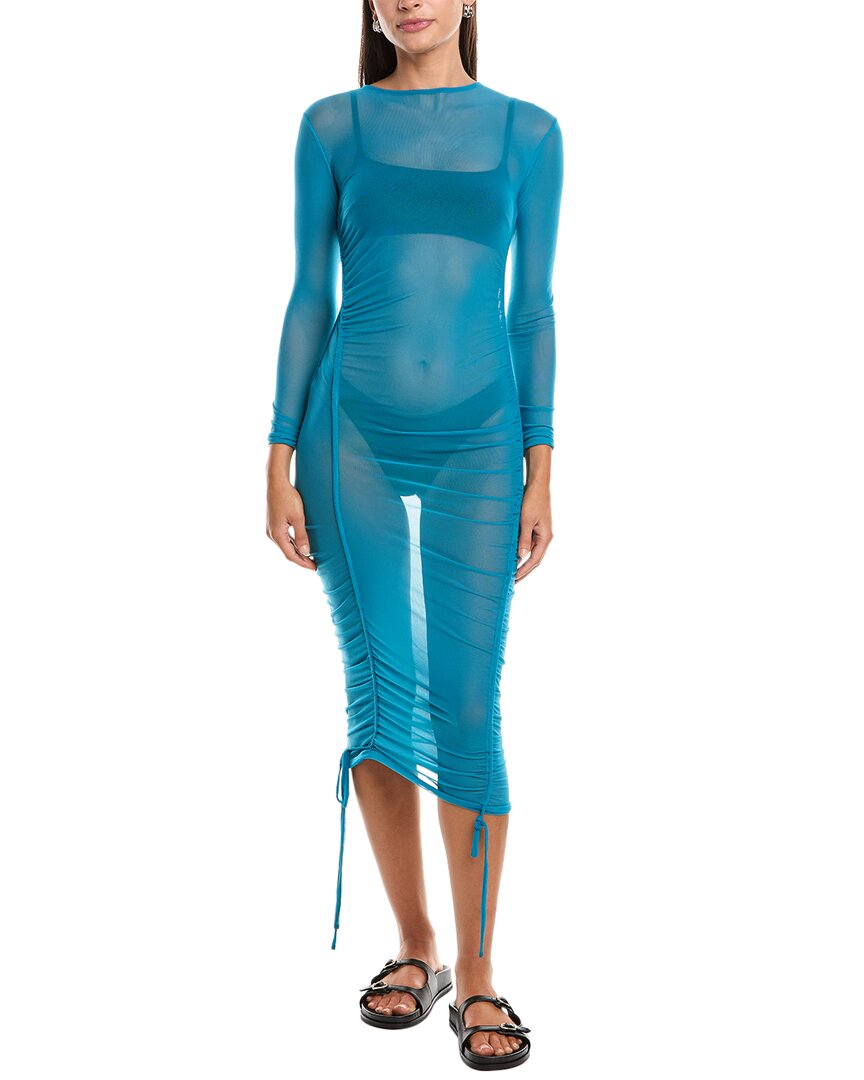 HAIGHT Let Mesh Midi Dress