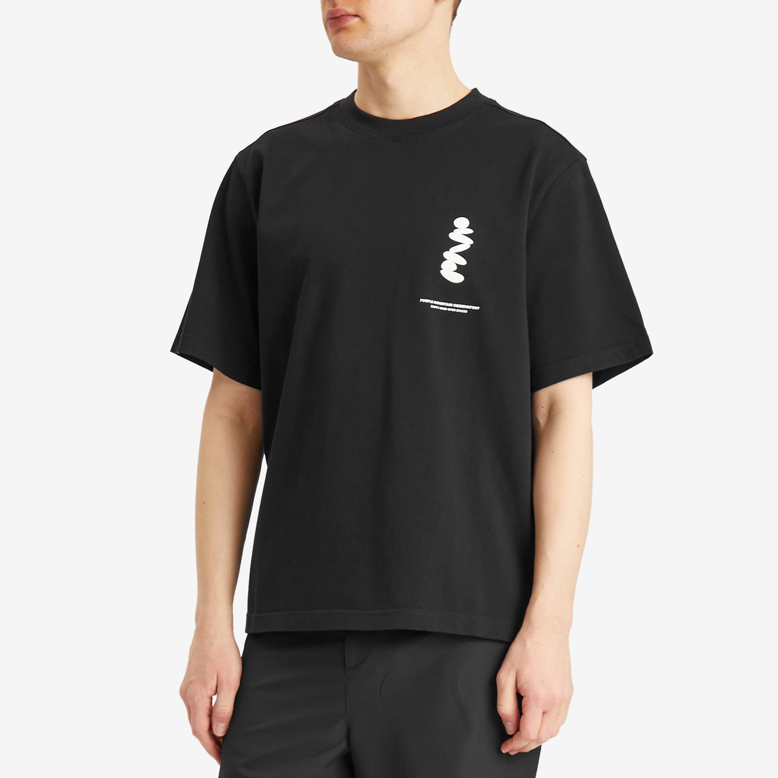 Purple Mountain Observatory Men's Boulder T-Shirt in Black