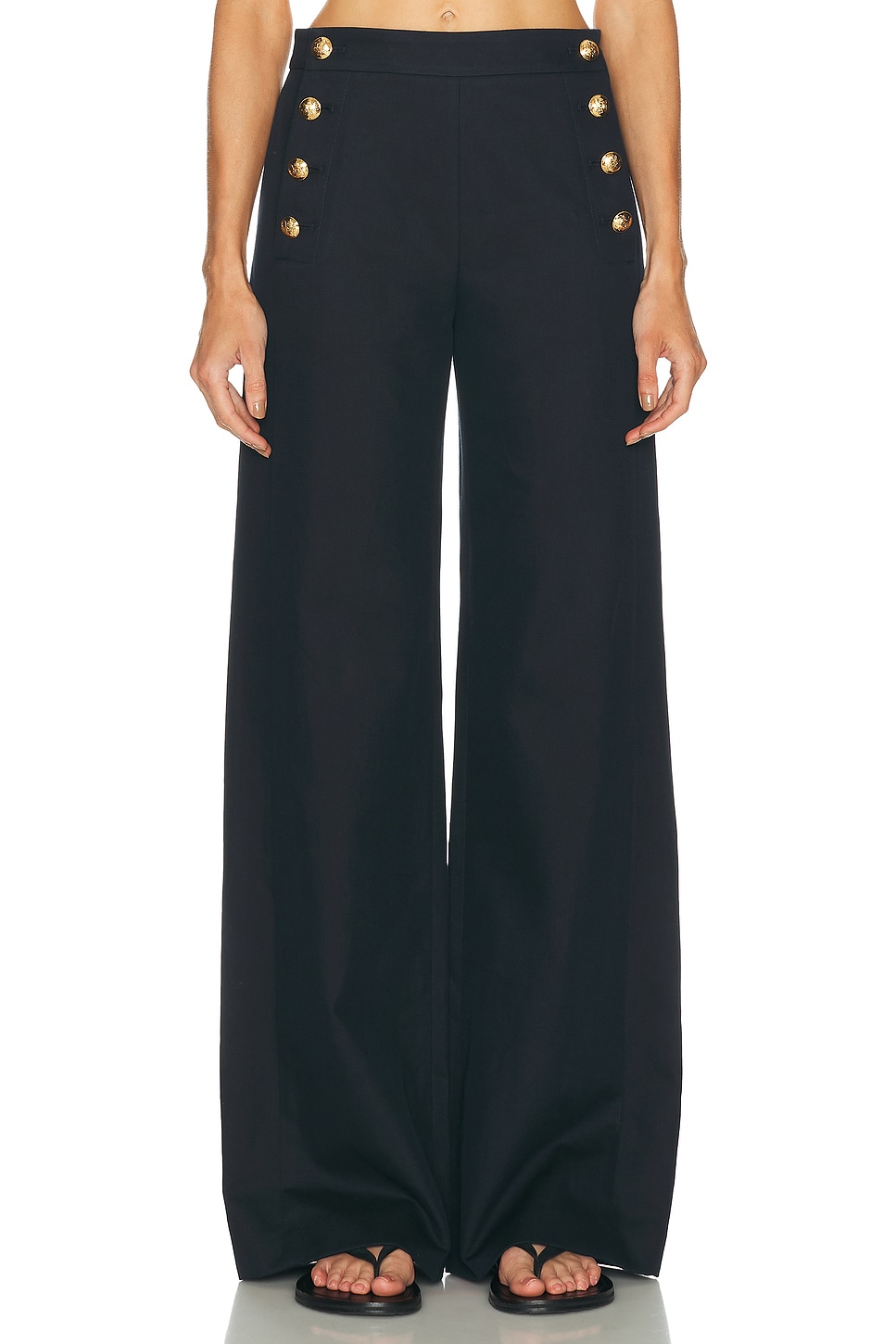 NILI LOTAN Reed Pant in Navy