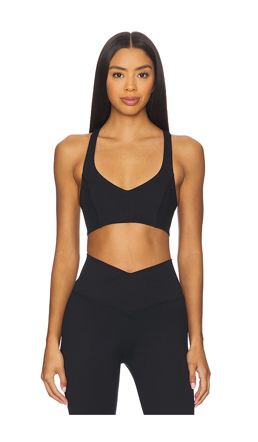 WellBeing + BeingWell FlowWell Lexie Sports Bra in Burgundy. - XXS also in L, M, S