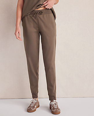 Ann Taylor Haven Well Within Organic Cotton Interlock Joggers