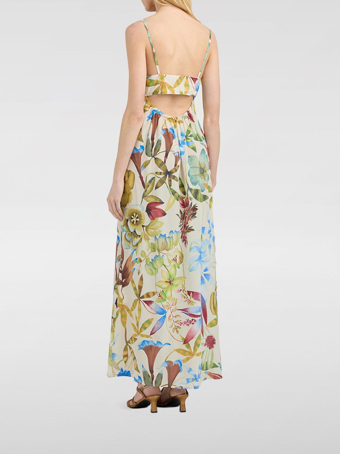 MOMONÌ Dress Woman color Cream