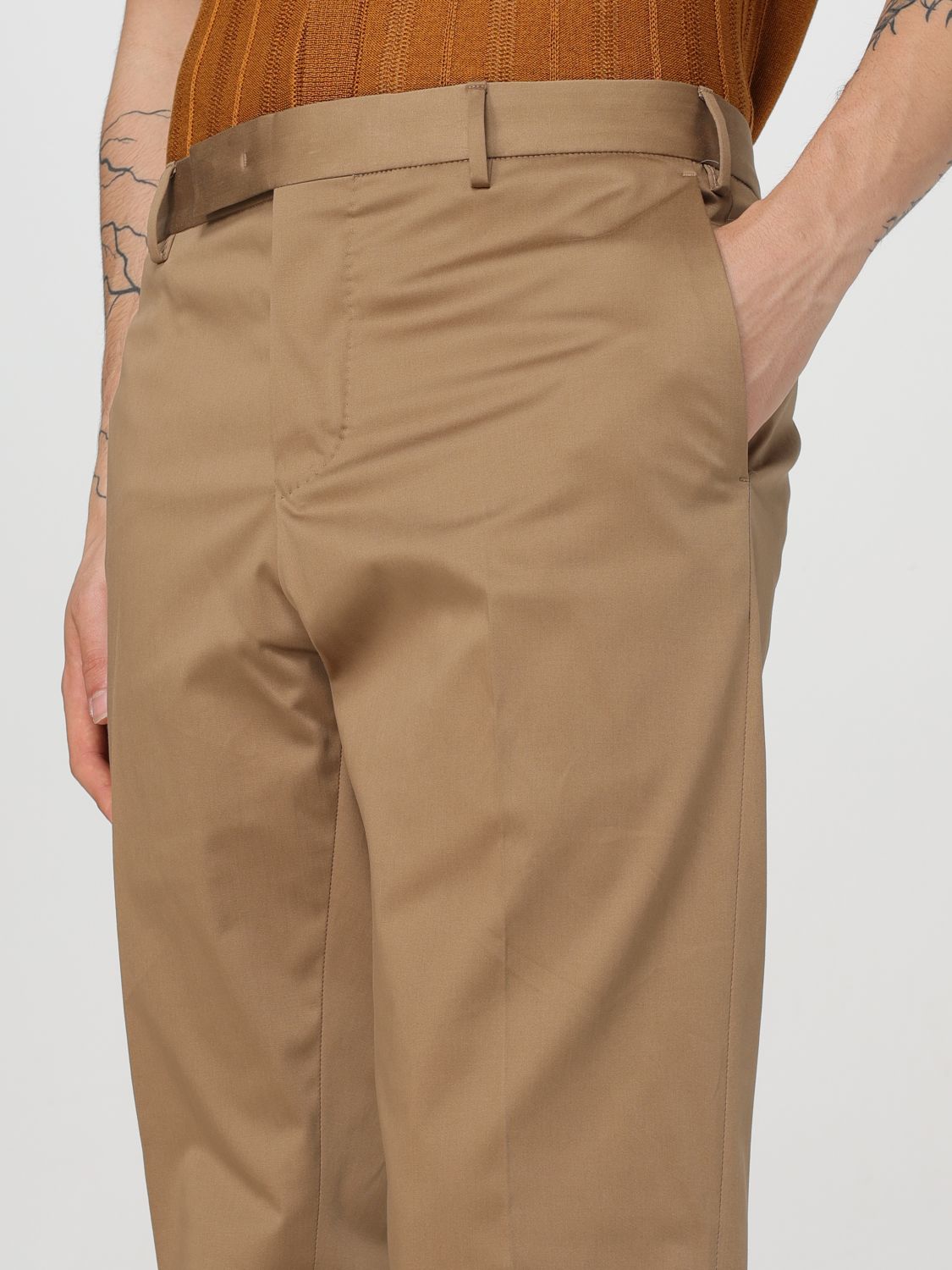 Pants Men color Brown