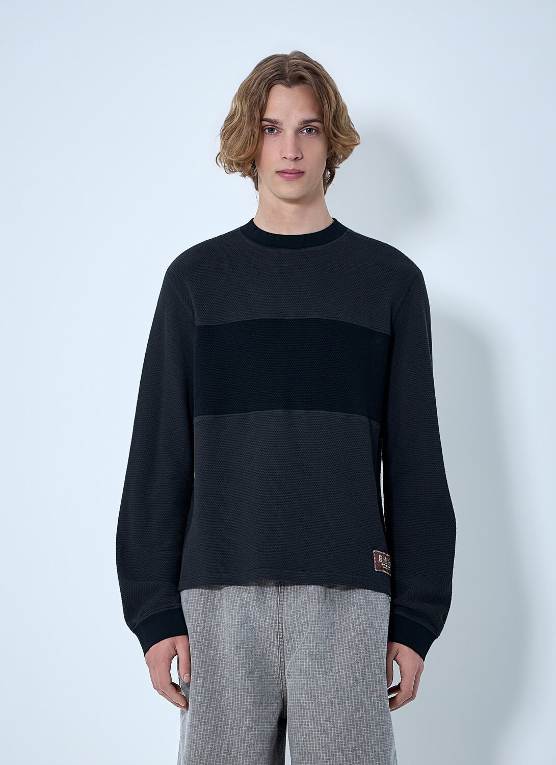 Cotton Jersey Crewneck Sweatshirt