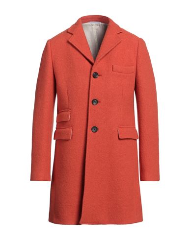 Man Coat Orange Size 38 Wool