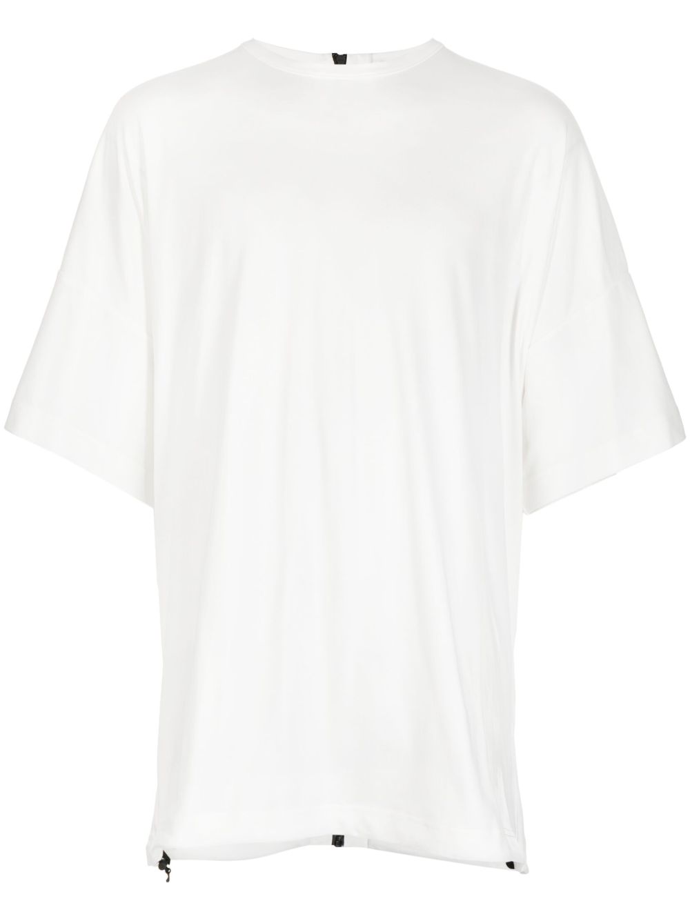 Bow-detailed cotton T-shirt - White
