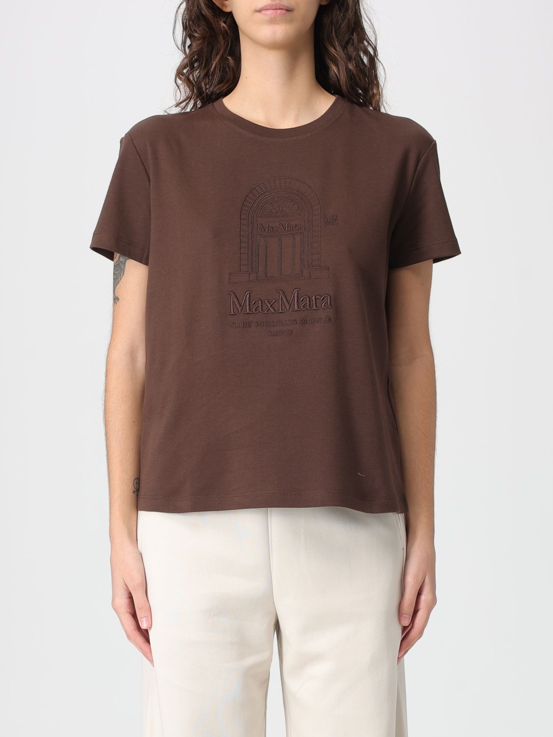 T-Shirt Woman color Cream