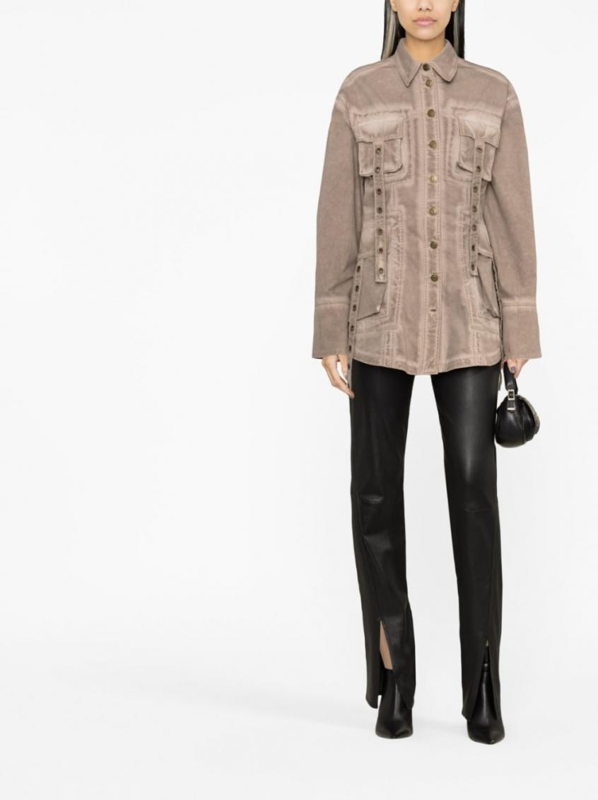 - Pocketed Denim Jacket