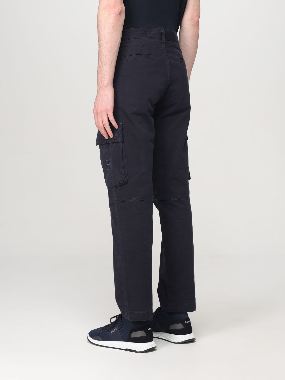 Pants Men color Blue