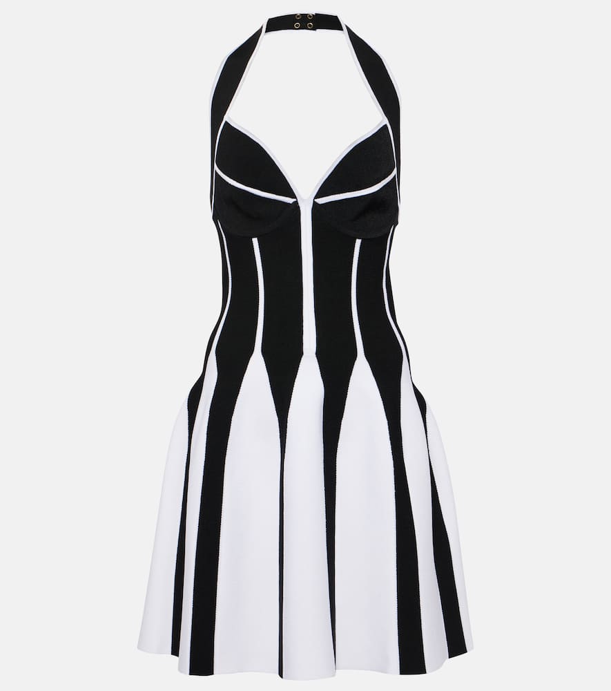 Halterneck minidress