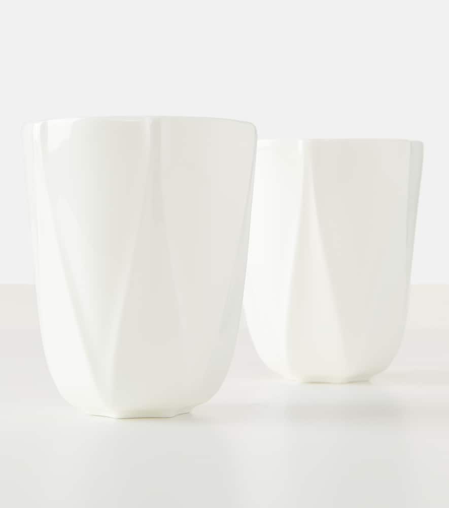Zaha Hadid Design Folio set of 4 bone china vessels