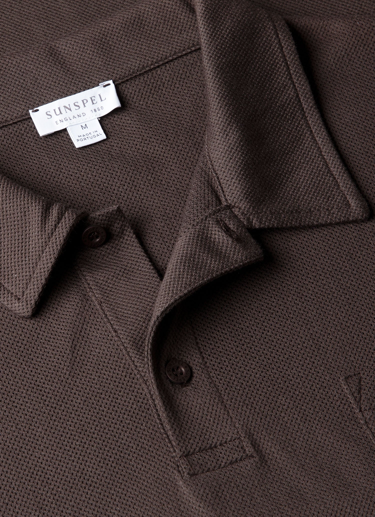 Men's Riviera Polo Shirt in Dark Chocolate XXXL