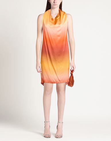 Woman Mini dress Orange Size 0 Viscose