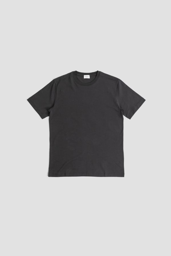 Pima Cotton Crew Neck T-Shirt — Gray