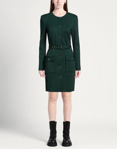 Woman Mini dress Green Size 8 Viscose, Polyamide, Elastane