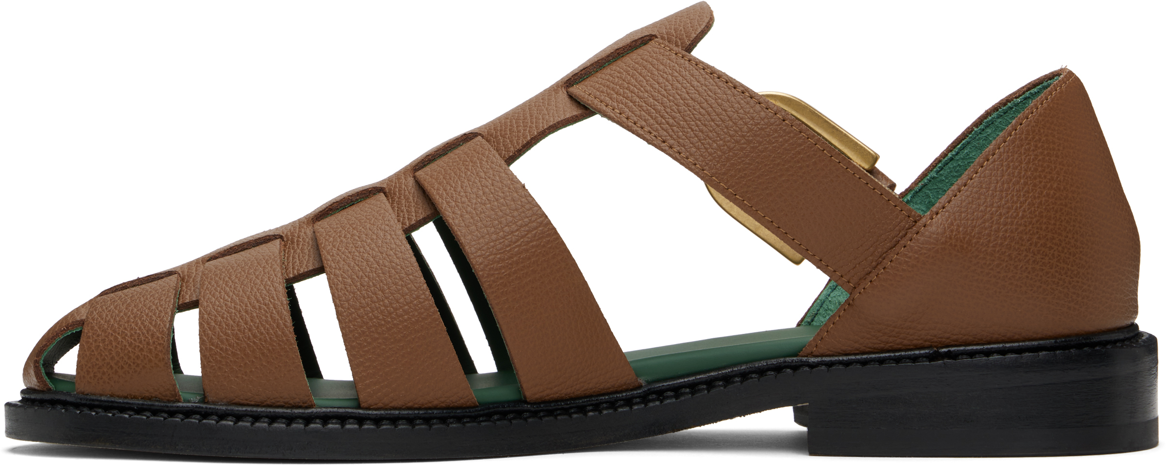 VINNY's Brown Fisherman Sandals