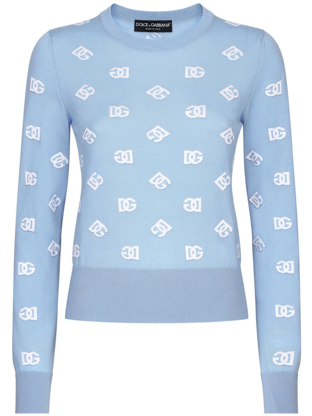 Inlaid DG logo jumper - BLUE