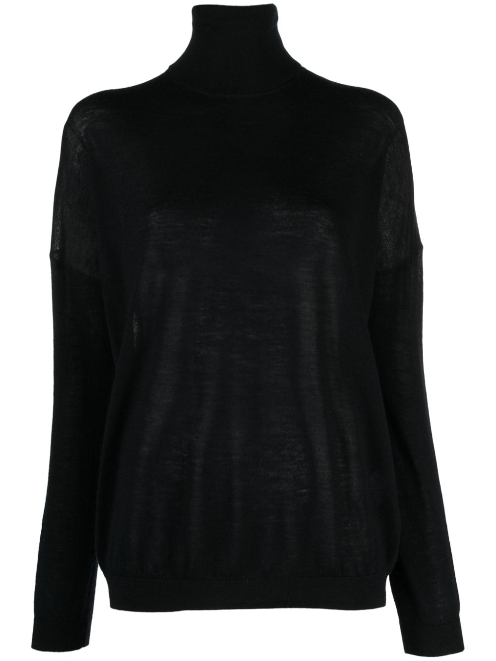 Cut-out cashmere jumper - Black