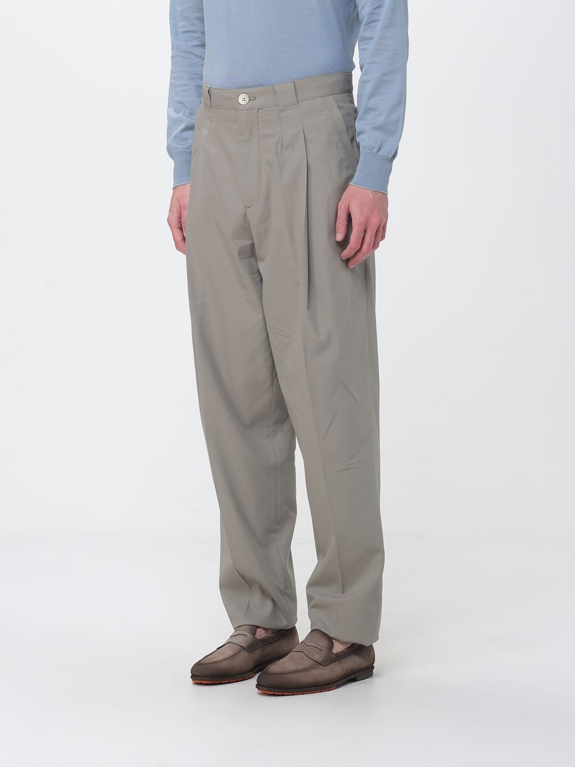 Pants Men color Blue