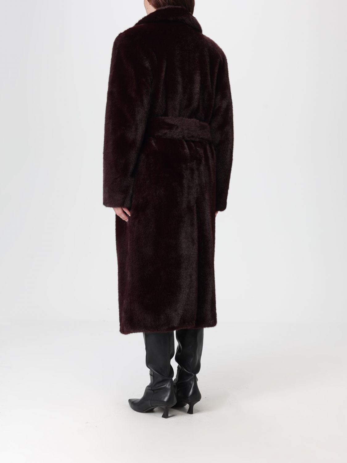 Coat Woman color Burgundy