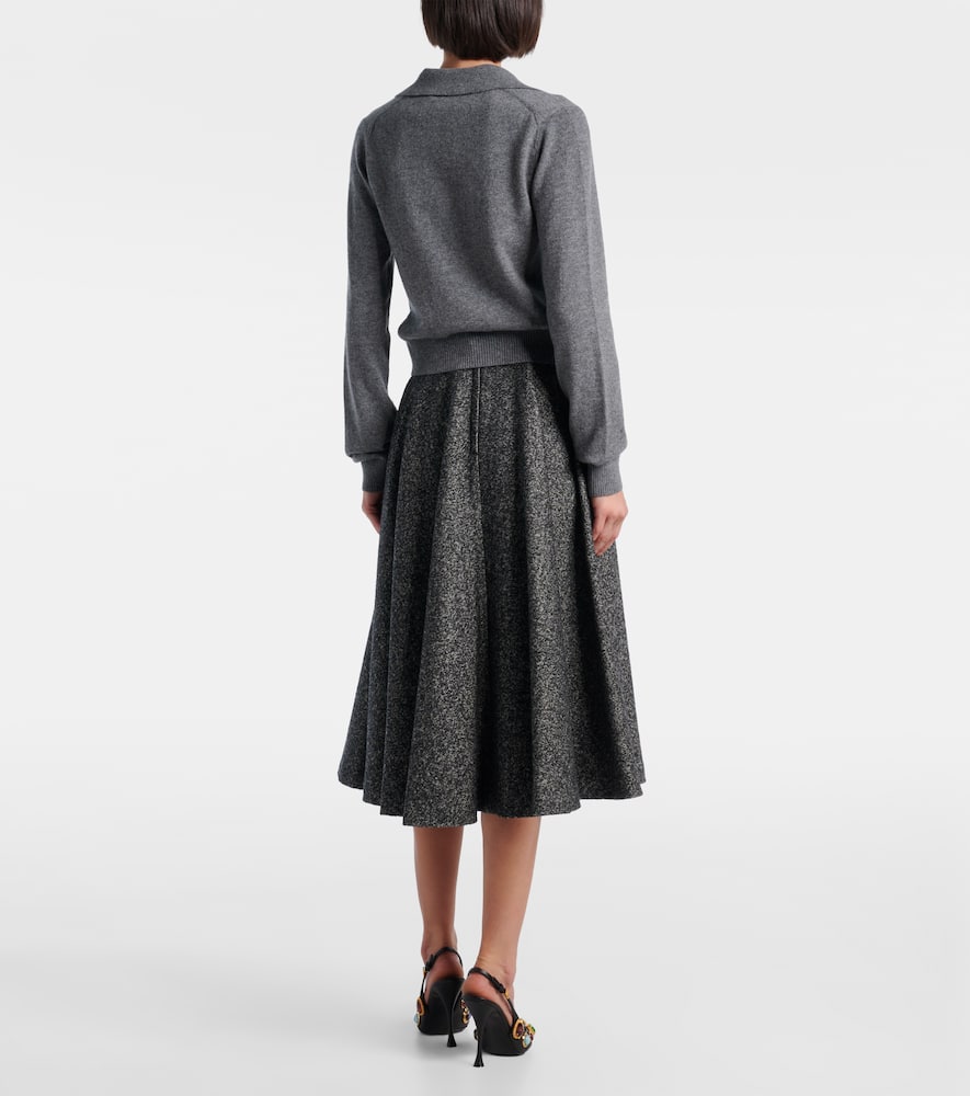 Cashmere polo sweater