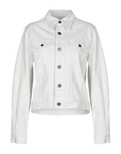 Woman Denim outerwear Light grey Size 8 Cotton