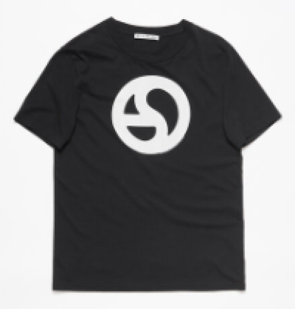 -Logo T-Shirt T-Shirts Nero-Uomo