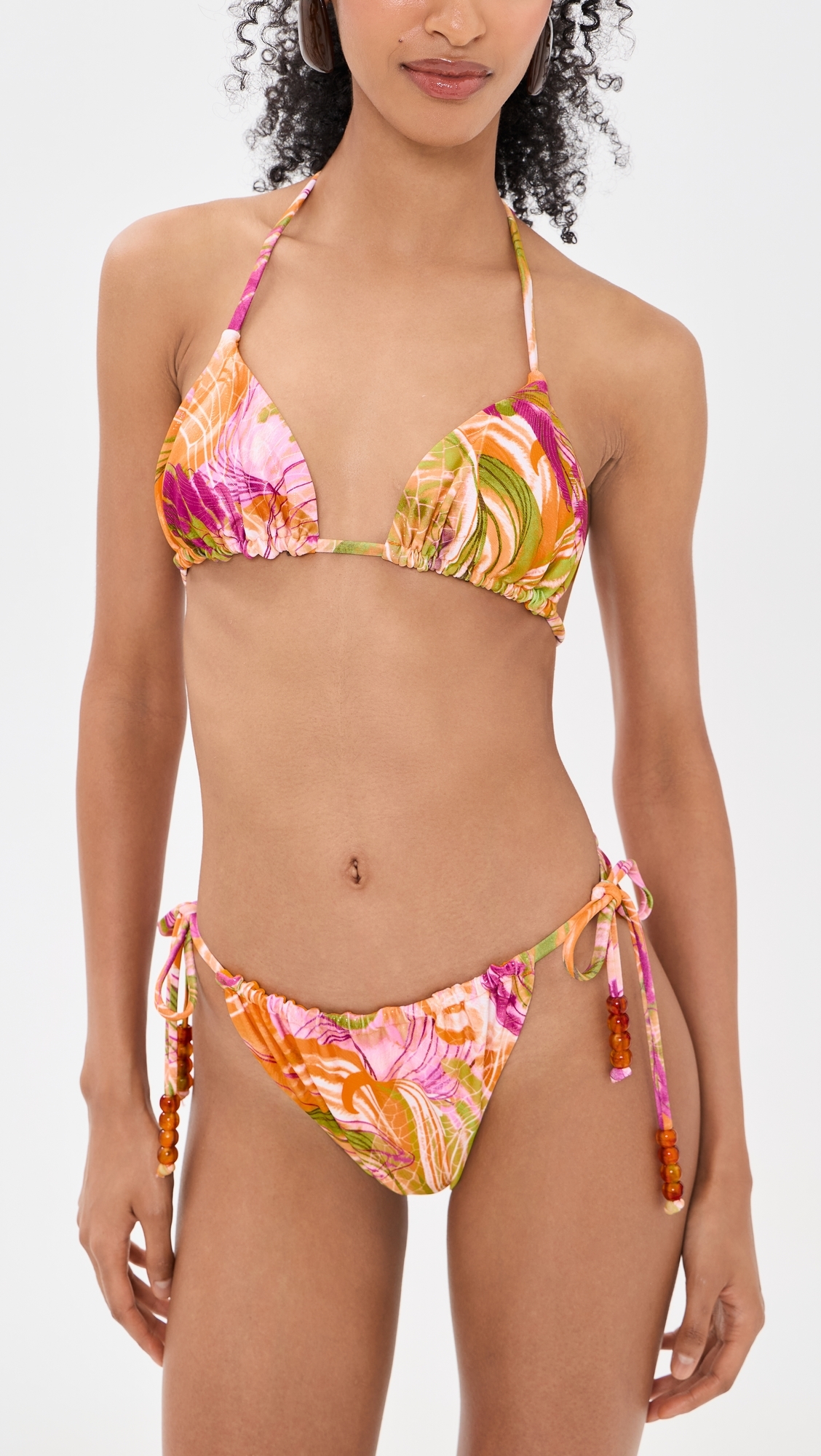 Inti Bikini Bottoms Vibra Print/Gold Bright