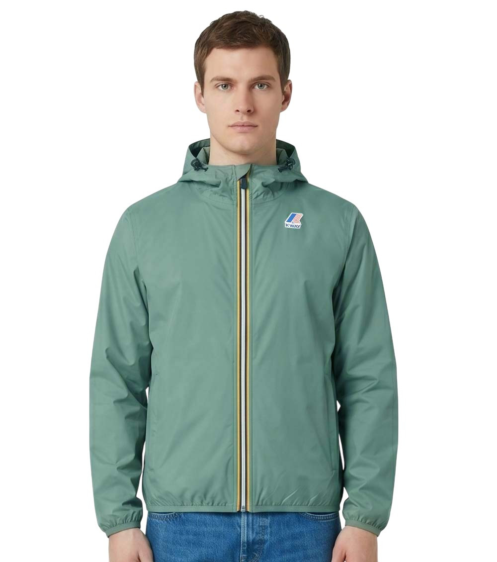 Green Logo Hood Jacket
