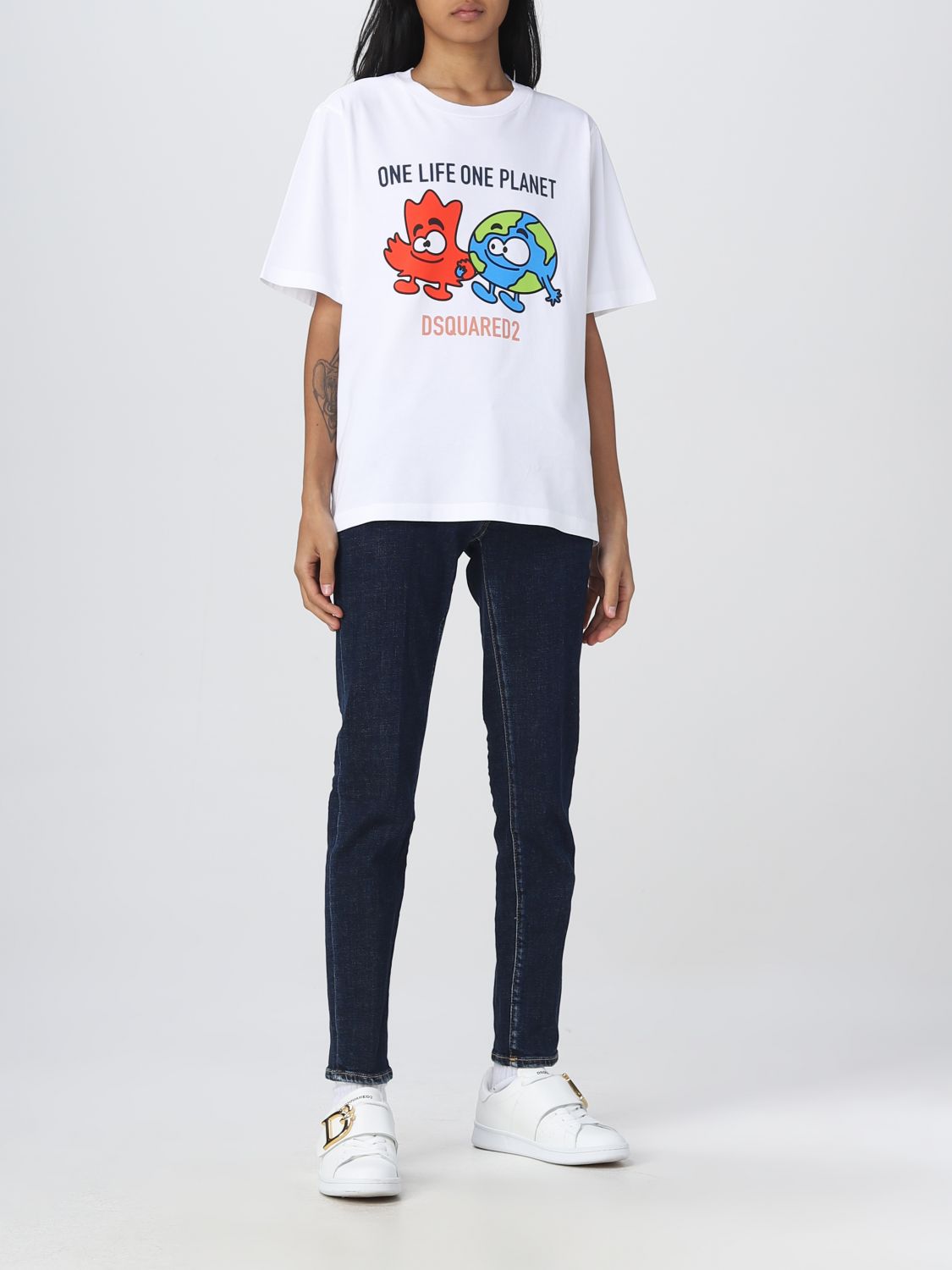 T-Shirt Woman color White