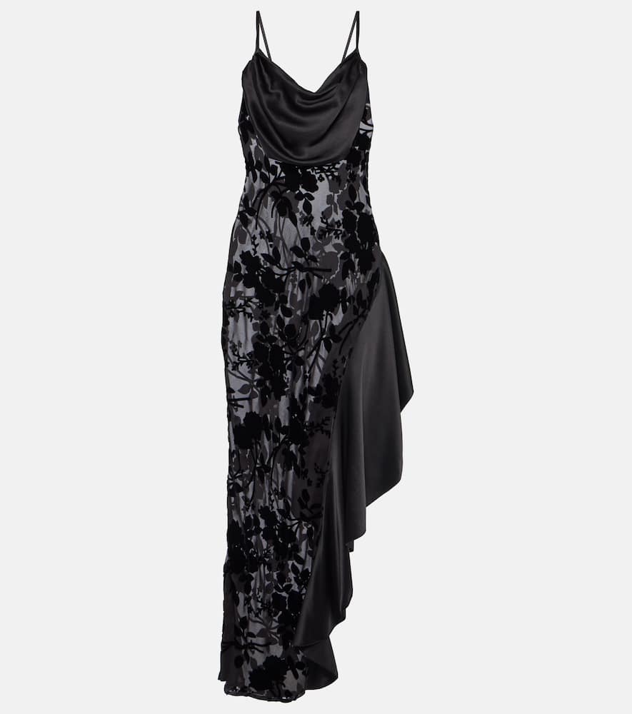 Asymmetrical bias slip dress