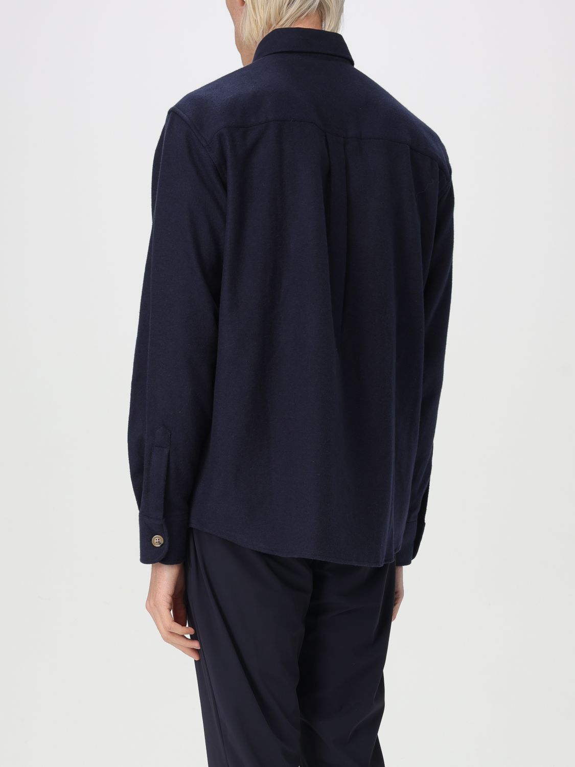 Lodge shirt jacket - Blue