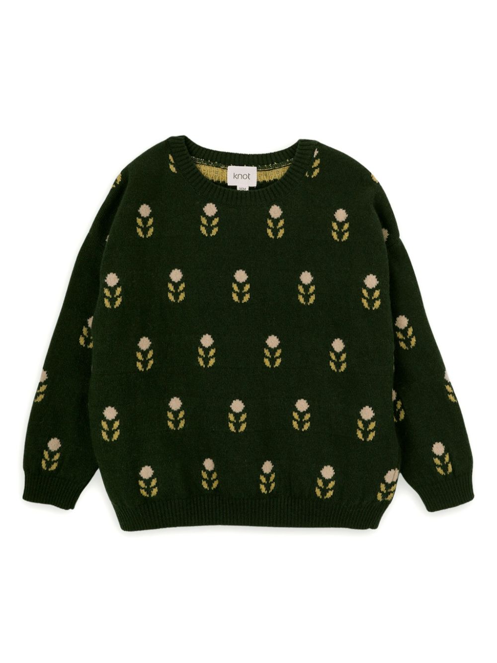 Flowers sweater - Black