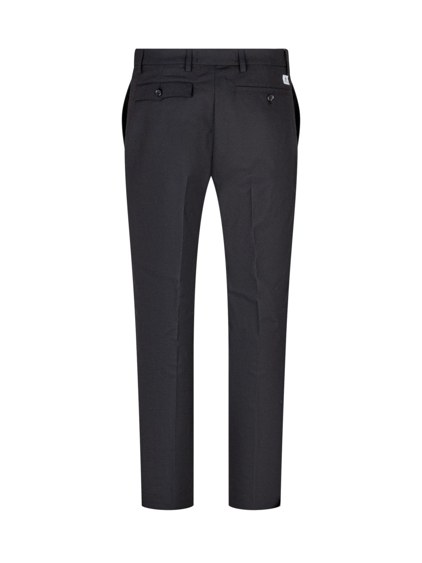 Black Tailored Chino Trousers