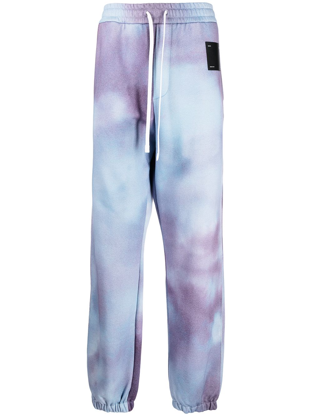 Tie-dye track pants - Blue