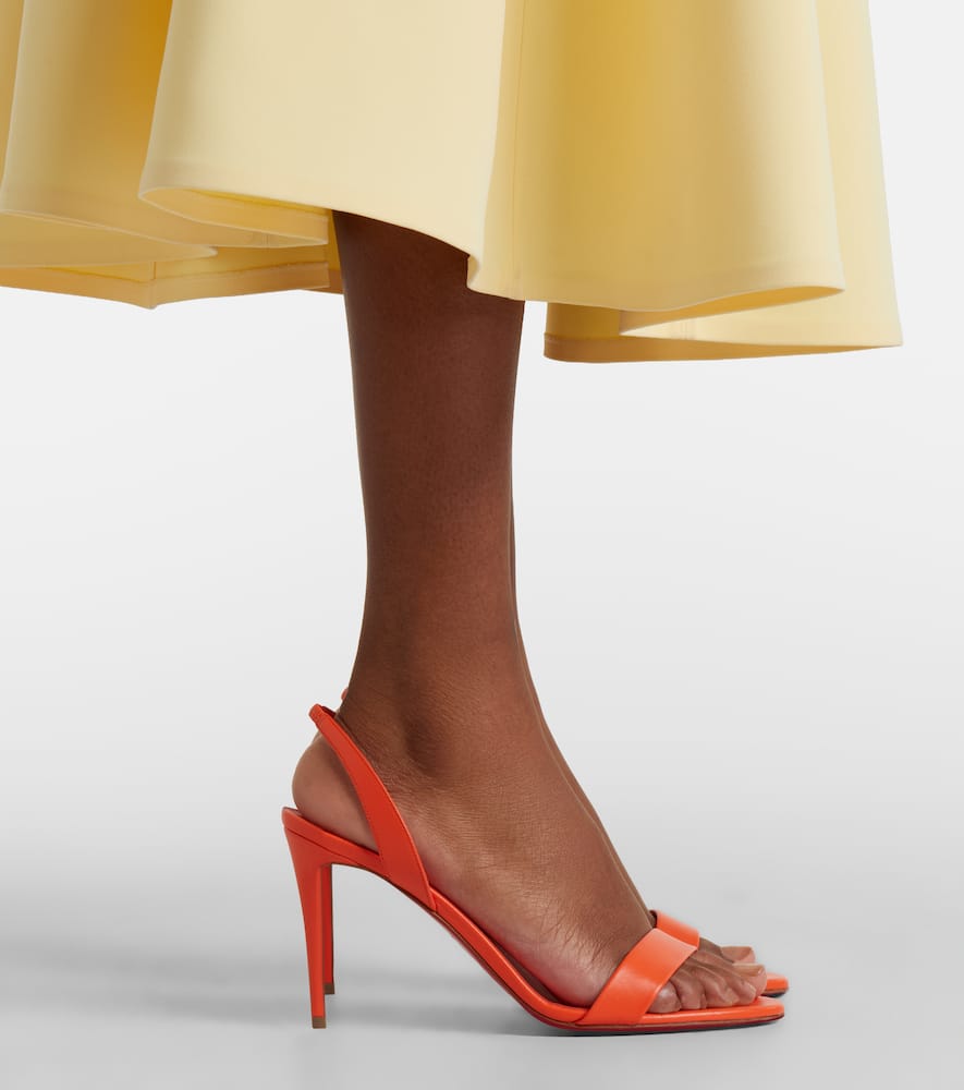 O Marylin 85 leather slingback sandals