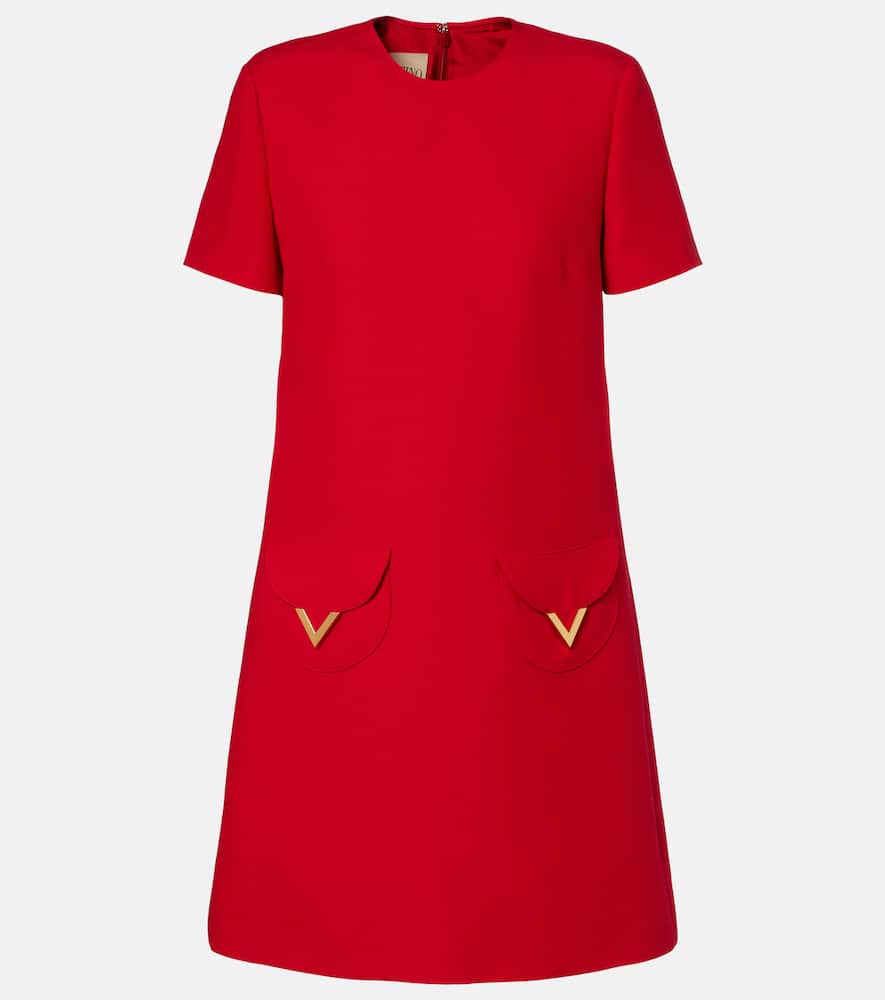 Crepe Couture VGold minidress