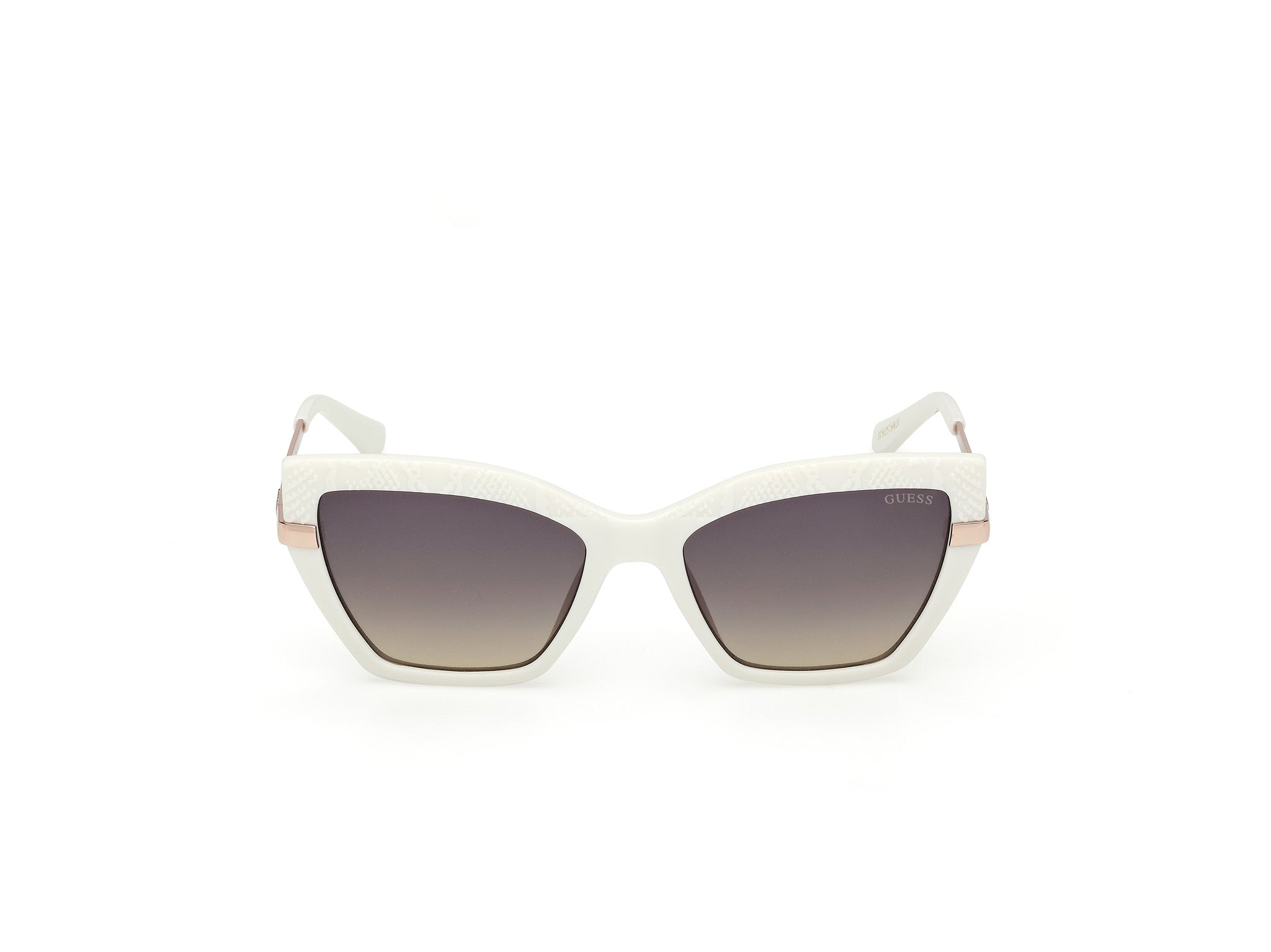Guess Mujer Guess GU00216 21B Gafas de sol Inyectado Marfil Marrón Cuadrada Norma