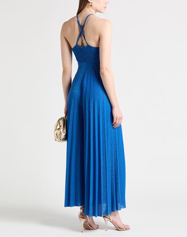 Woman Jumpsuit Blue Size 2 Cotton, Polyester, Polyamide, Nylon, Elastane