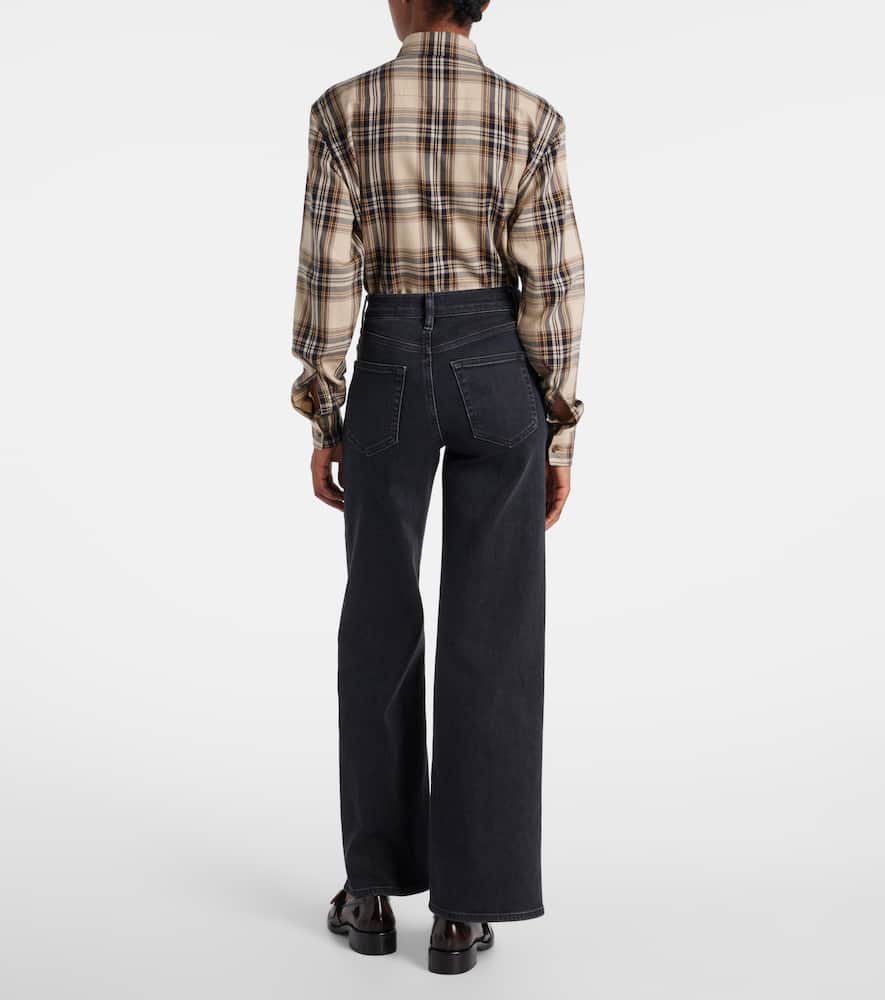 Le Slim wide-leg jeans