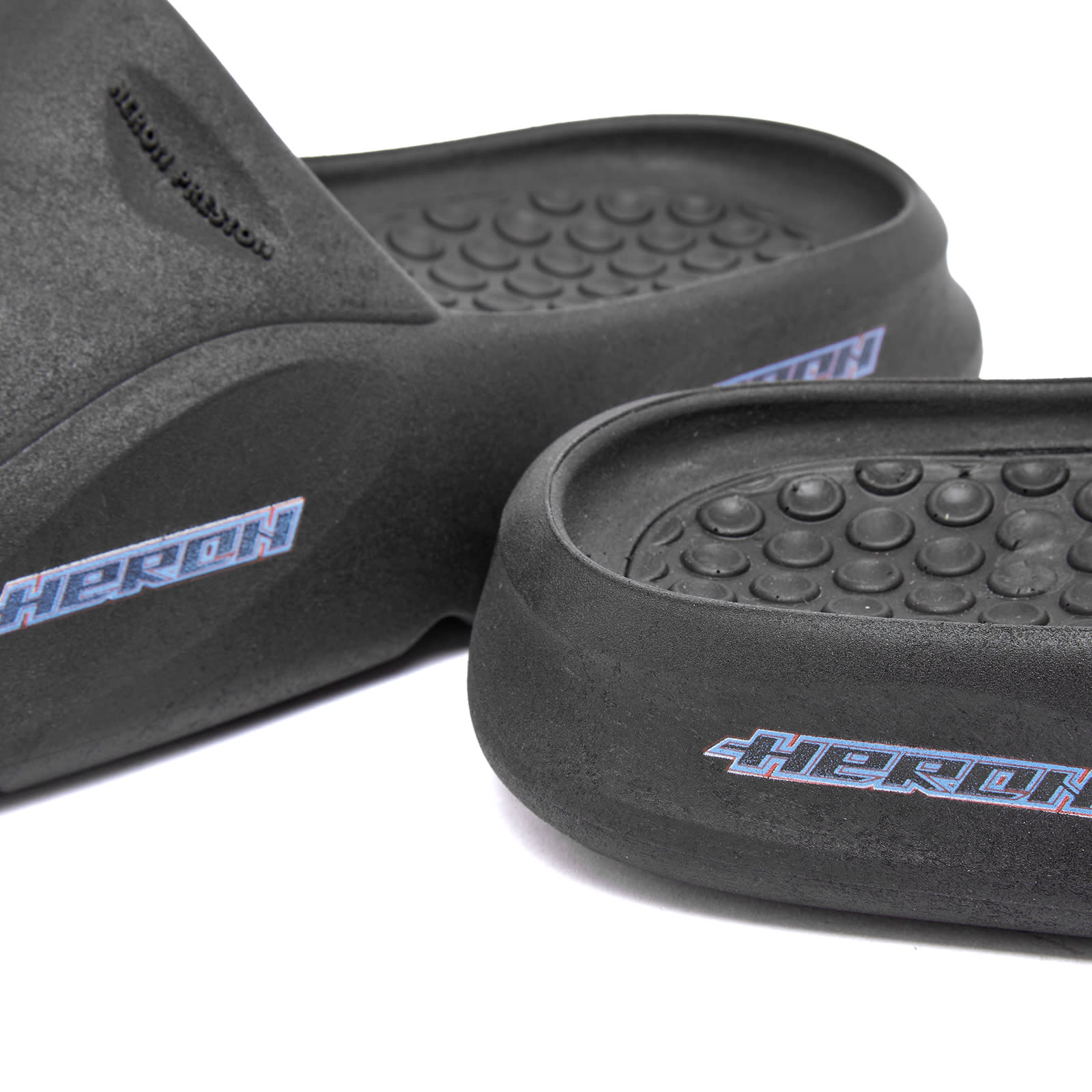 Women's Eco Moulded Slides in Black, Size UK 4 