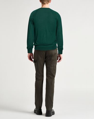 Man Sweater Dark green Size 40 Wool, Silk, Cashmere