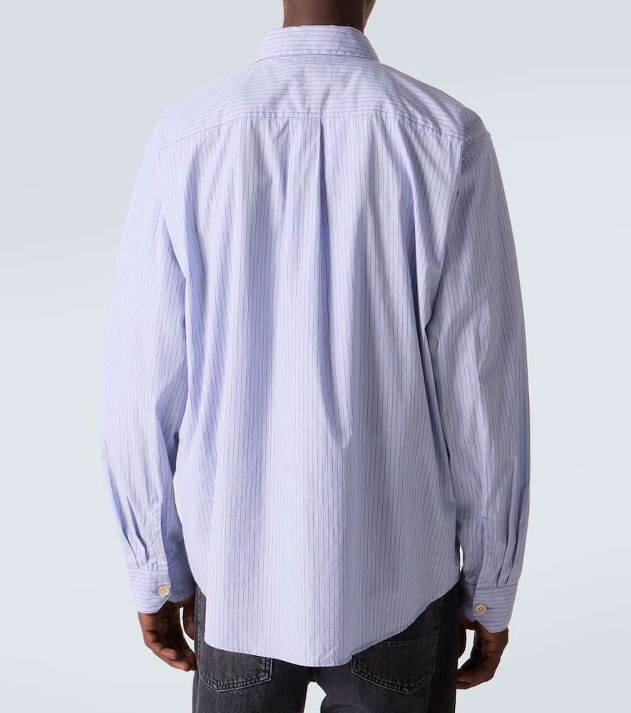 Beyond striped cotton poplin shirt