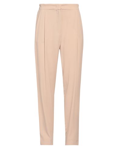 Woman Pants Sand Size 2 Acetate, Silk